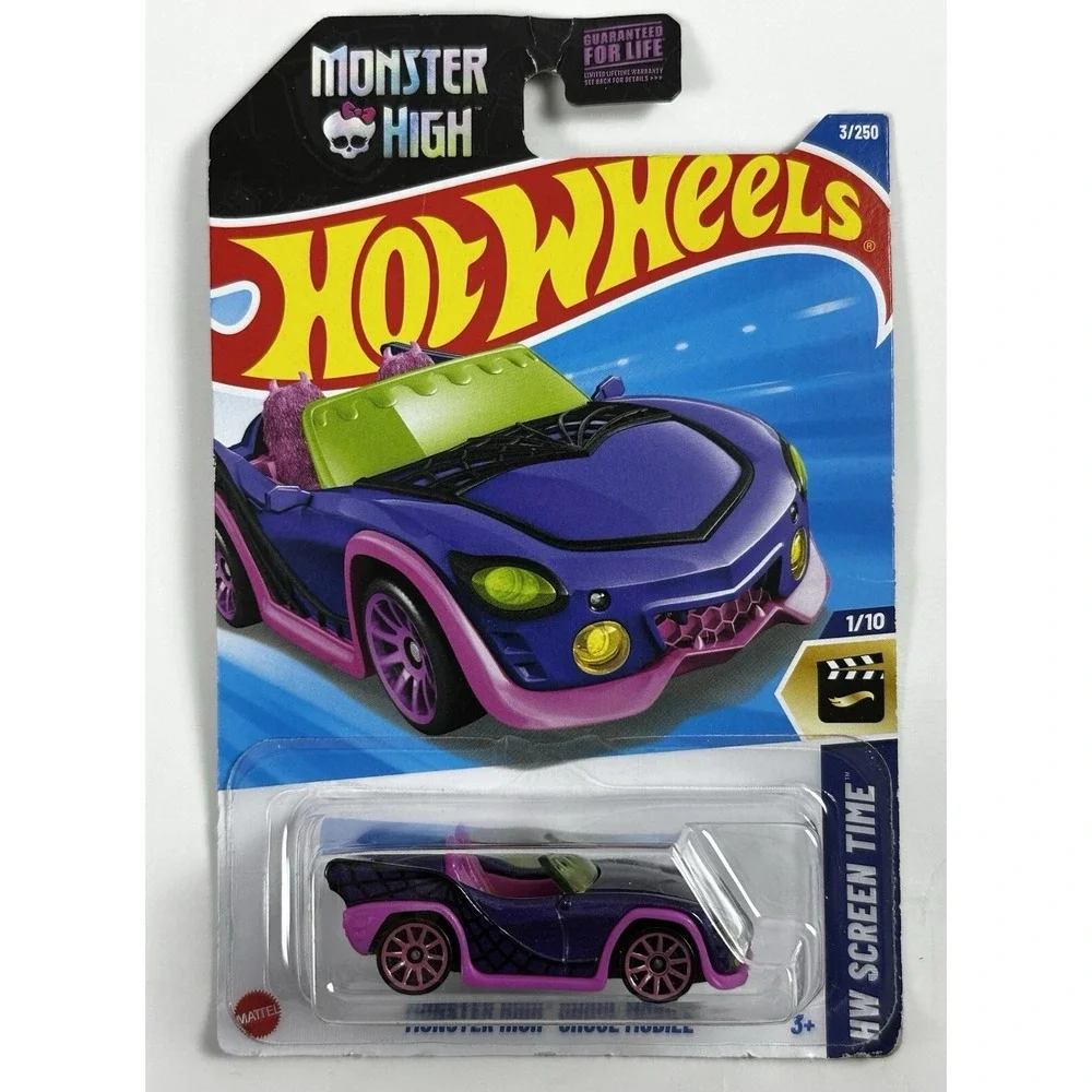 Hot Wheels 2025 Monster High Ghoul Mobile #3/250 New‎